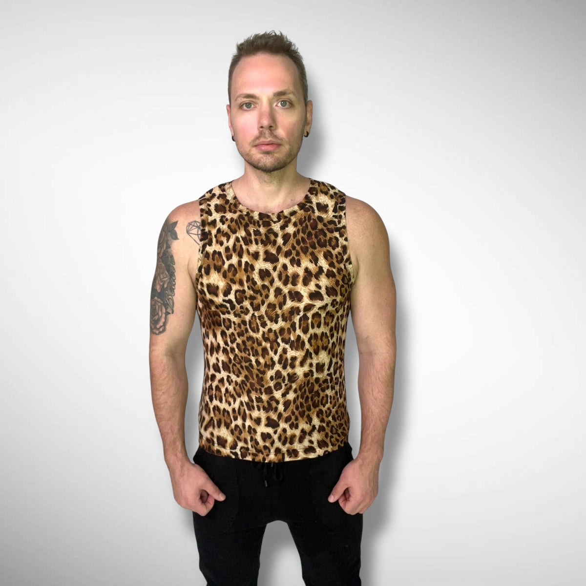 leopard Fitted Tank – shane kindley.com