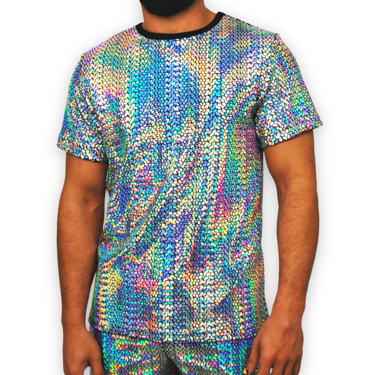 Iridescent Holographic Tee Shirt – shane kindley.com