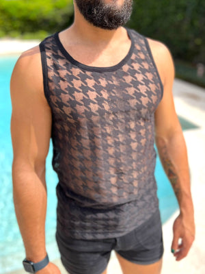 Houndstooth Tank