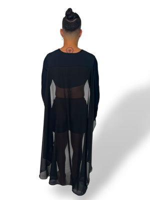 Wings Unisex Longsleeve Sheer Cape Harness