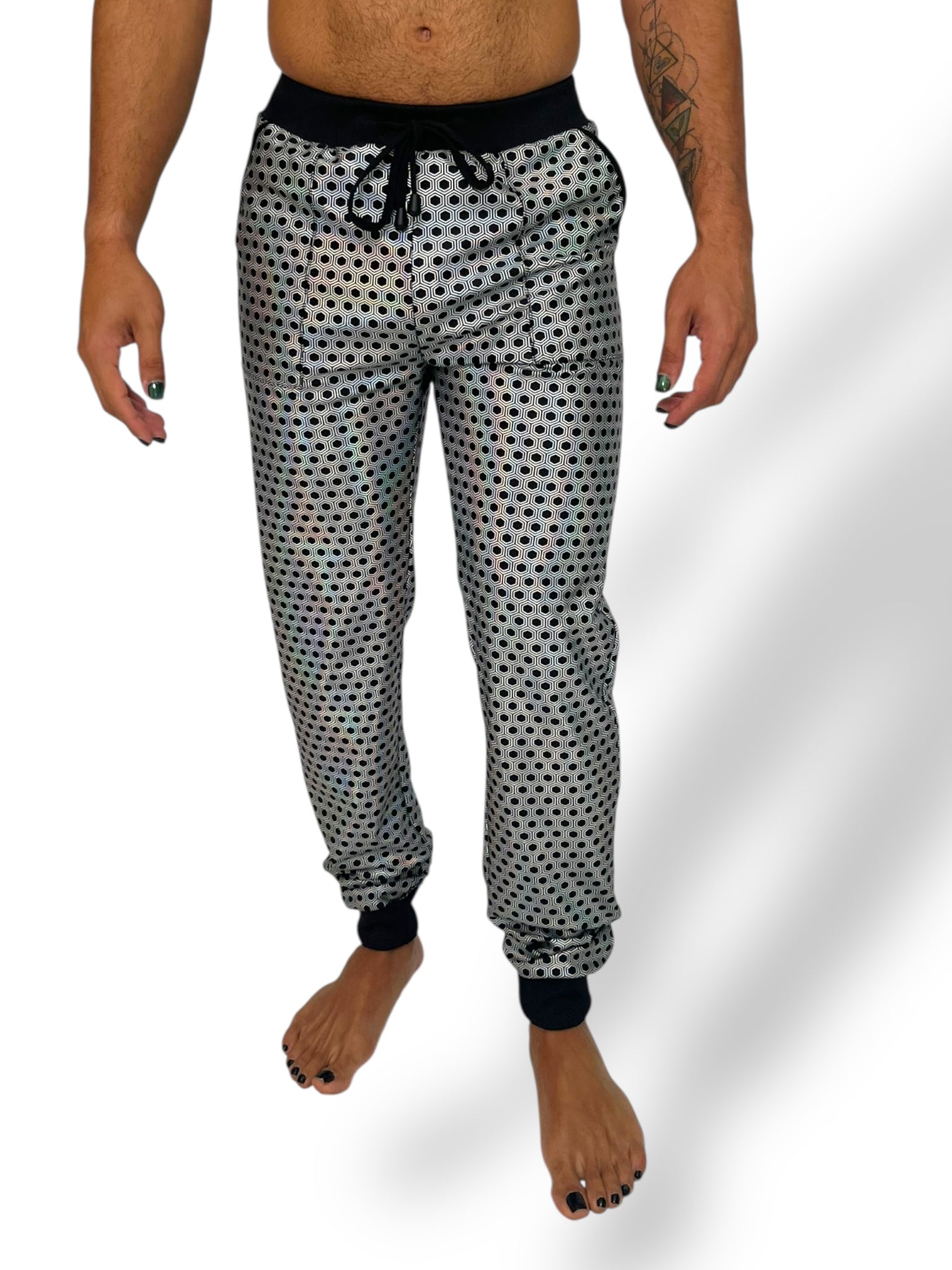 Holographic Psychedelic Hoodie And Jogger