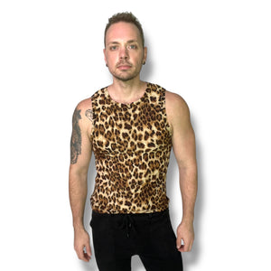 leopard Fitted Tank