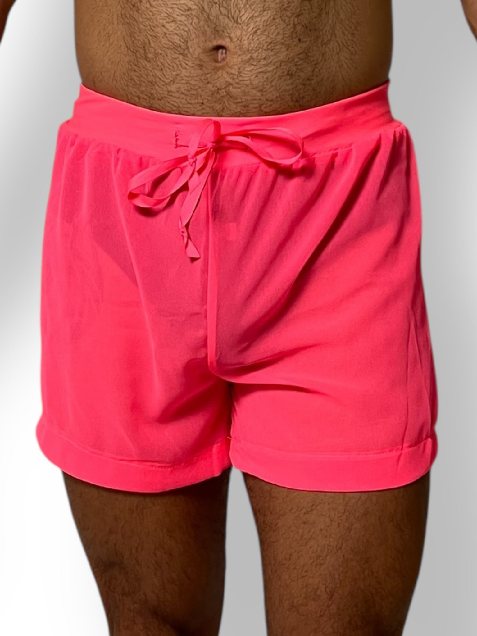 Sheer Chiffon Short Festival Wear See Through Mesh