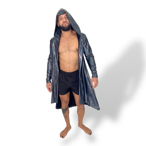 Holographic Hooded Cape