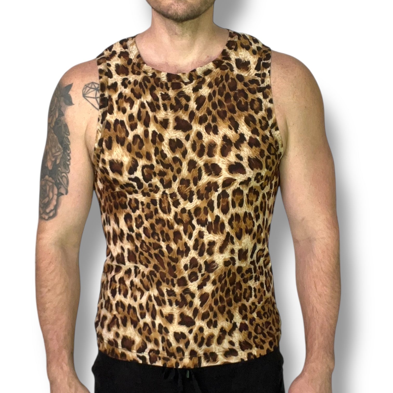 leopard Fitted Tank