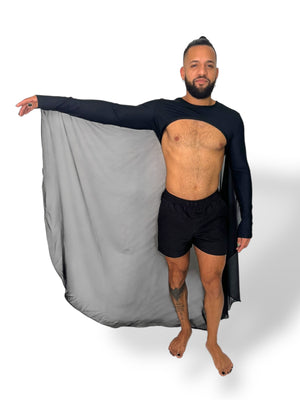 Wings Unisex Longsleeve Sheer Cape Harness