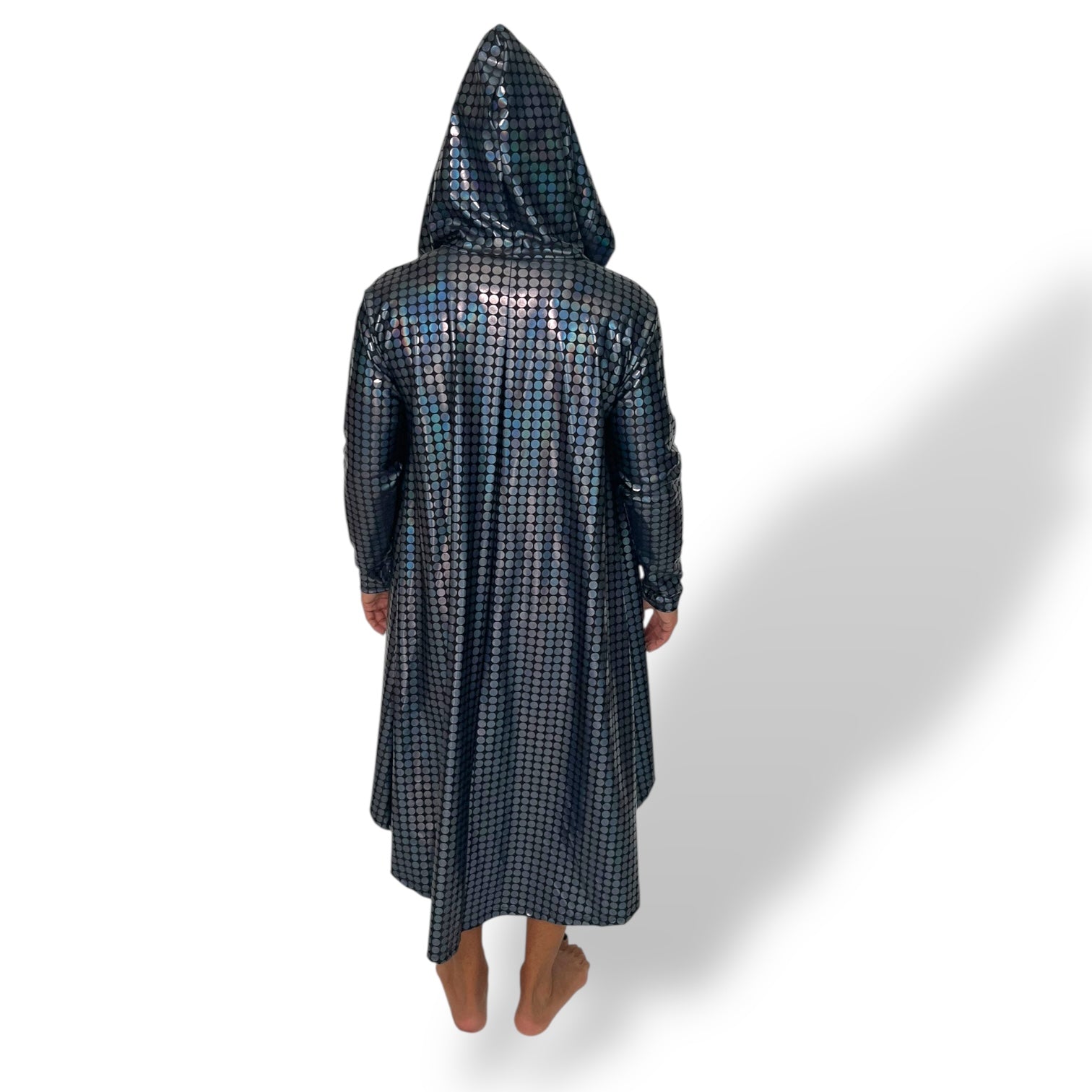 Holographic Hooded Cape