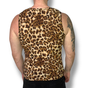 leopard Fitted Tank