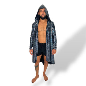 Holographic Hooded Cape