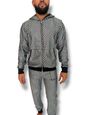 Holographic Psychedelic Hoodie And Jogger