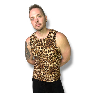 leopard Fitted Tank