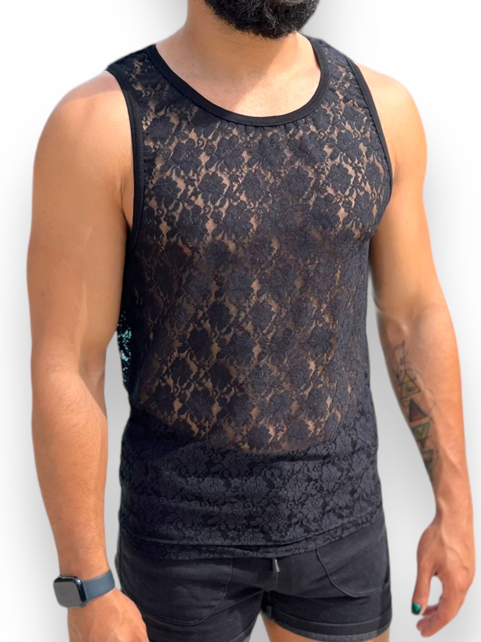 Sheer Lace Tank