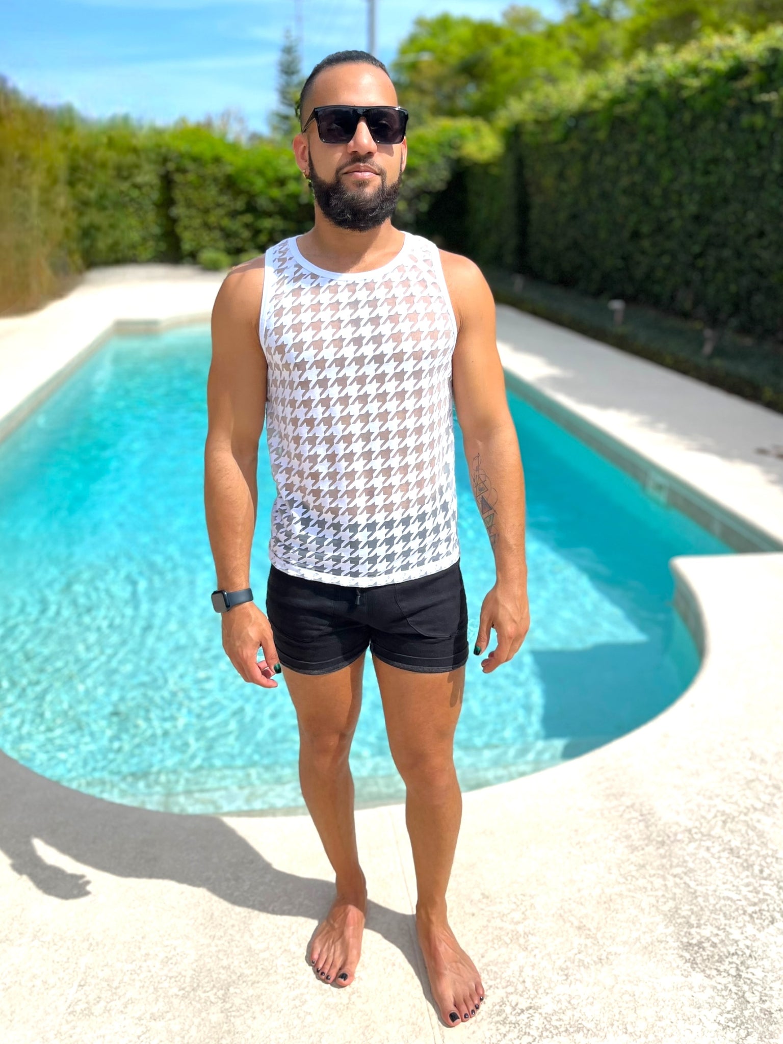 Houndstooth Tank