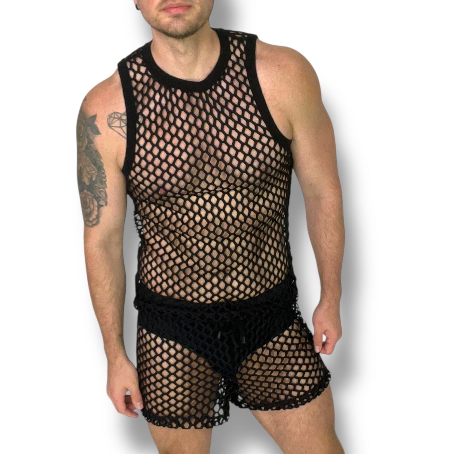 Fishnet Short And Tank