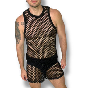 Fishnet Short And Tank