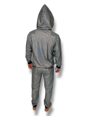Holographic Psychedelic Hoodie And Jogger