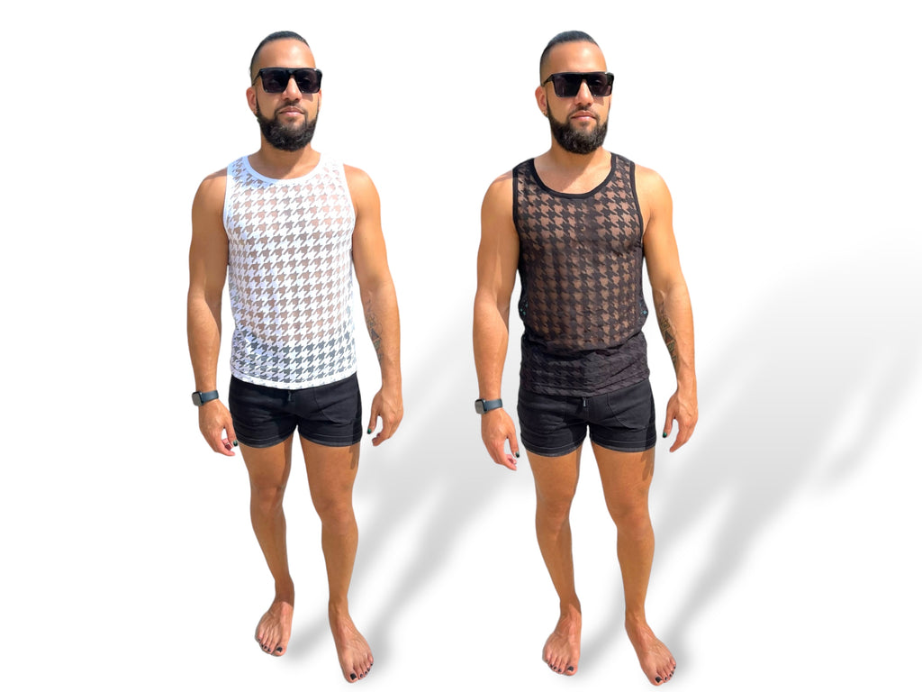 Houndstooth Tank