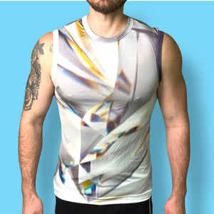 Fitted Diamond  Print Tank