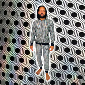 Holographic Psychedelic Hoodie And Jogger
