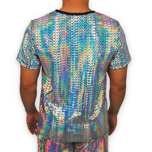 Iridescent Holographic Tee Shirt
